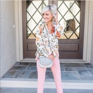 LOFT NWT POPPY BLOSSOM BLOUSE